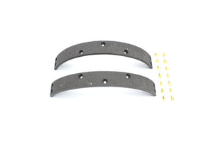 Drum Brake Shoe Linings with Rivets