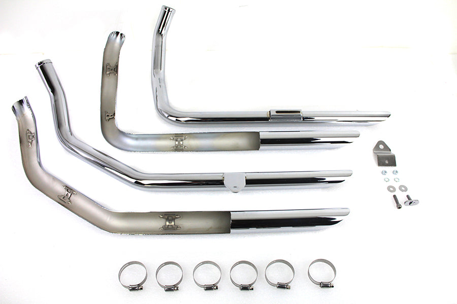 Evo Illusion Drag Pipes for Harley Davidson Sportster Sporty Parts