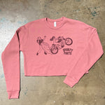 Load image into Gallery viewer, Steal Yer Bike Cropped Sweatshirt
