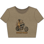 Load image into Gallery viewer, Rat Boy Brown Crop Tee
