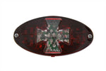 Load image into Gallery viewer, Cat Eye Tail Light with Maltese Cross
