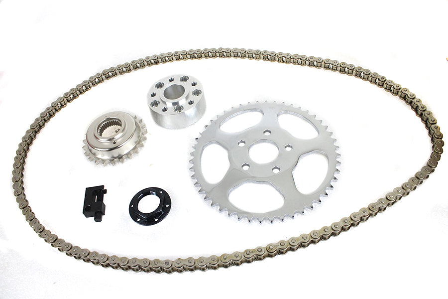 Wide Tire Belt to Chain Conversion Kit for Harley Davidson Sportster