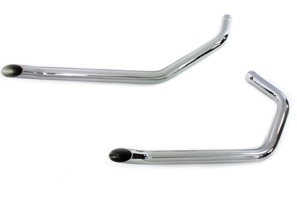 1¾" Goose Cut Drag Pipes for Ironhead Sportster