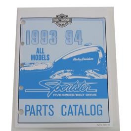 NOS Vintage 1993-94 Sportster Official Factory Manual & Spare Parts Catalog