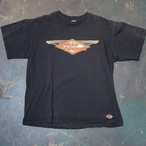 Vintage 1986 Seacoast North Hampton Harley Davidson Tee Shirt