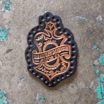 Load image into Gallery viewer, Vintage Leather Harley Davidson Embossed Oak Leaf Patch
