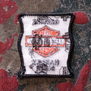 Vintage Licensed Twill Harley Davidson Embroidered Genuine Harley Biker Patch