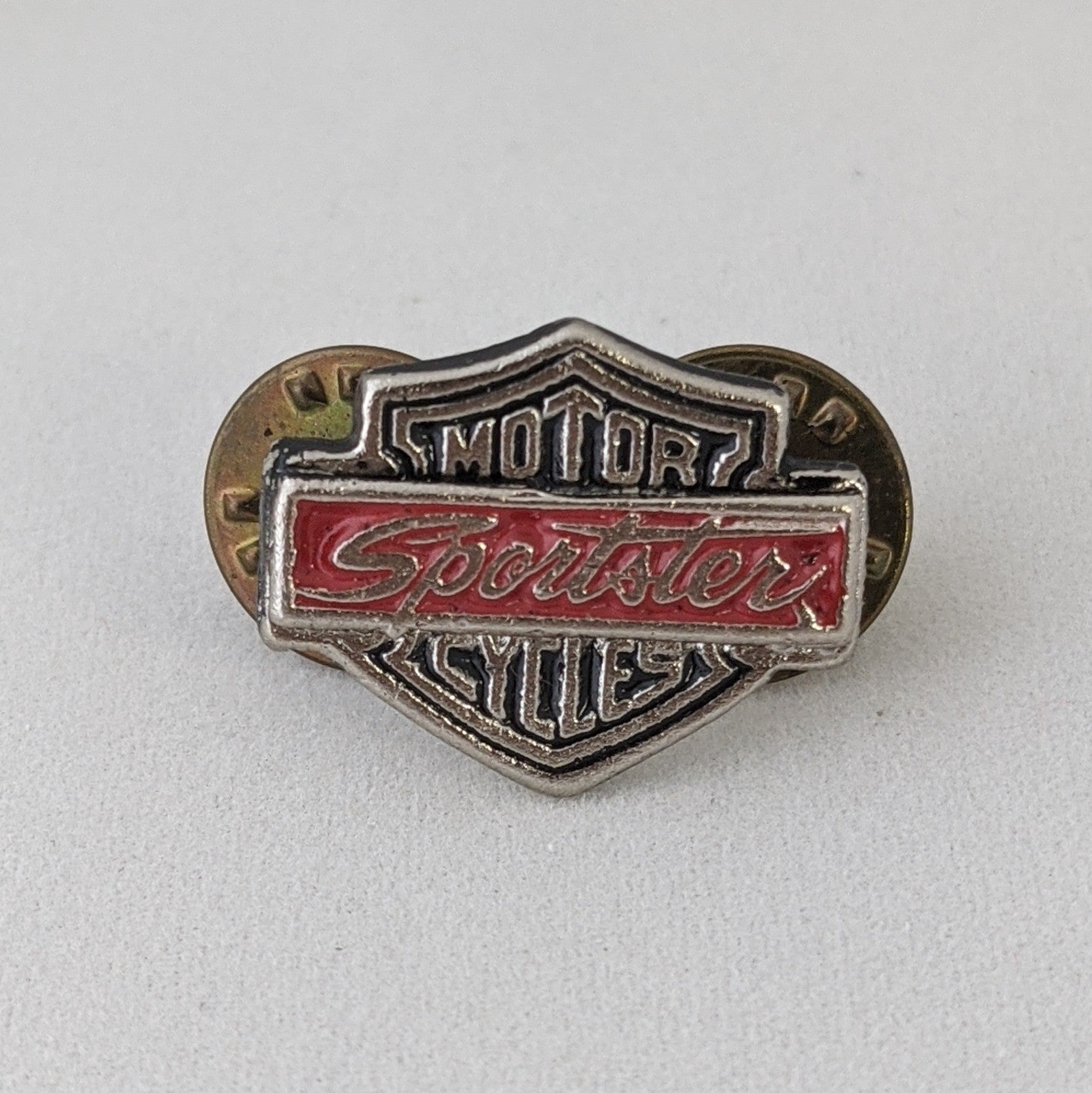 Vintage 1976 Harley Sportster Bar & Shield Pin