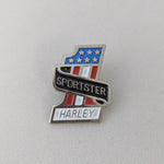 Load image into Gallery viewer, Vintage 1976 Harley AMF Sportster Pin
