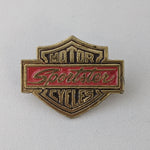 Load image into Gallery viewer, Vintage 1976 Harley Sportster Bar &amp; Shield Pin
