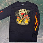 Load image into Gallery viewer, Eagle Wheelie Fire Arm Long Sleeve Tee
