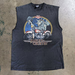 Load image into Gallery viewer, Vintage 1990 Harley Country Harley Davidson Cutoff Muscle Tee Shirt
