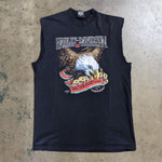 Load image into Gallery viewer, Vintage 1991 Sink Your Claws into Something Good Harley Davidson Cutoff Muscle Tee Shirt

