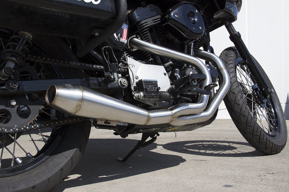Tbr Racing TBR Comp S Gen 2 - 2 into 1 Exhaust System for Harley Davidson Evo ...
