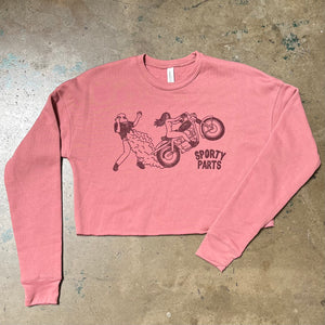 Steal Yer Bike Cropped Sweatshirt